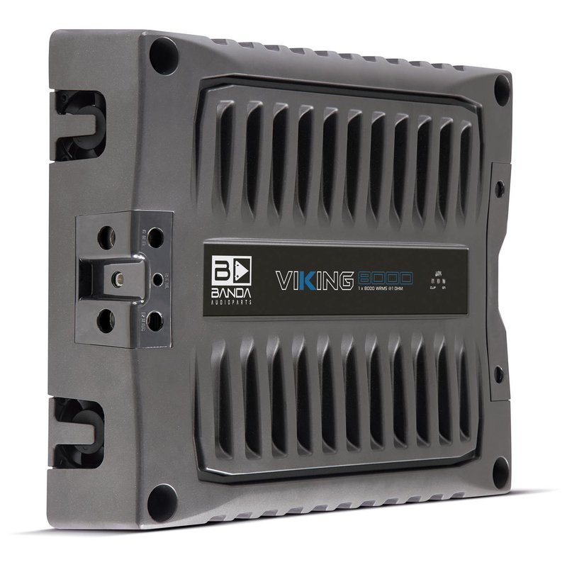 Banda VIK8000.1BK 8000W RMS 1ch 1Ω Black Competition Amplifier HighPower Filter