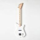 Loog Pro Electric 3‑String Kids Guitar - White - LGPROEW