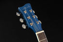 Jay Turser Jay Jr Series 3/4 Size Dreadnought Acoustic Guitar - Trans Blue