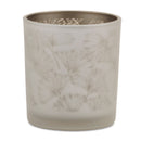 Melrose Set of 3 Silver & Gold Glass Votive Candle Holders