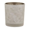 Melrose Set of 3 Silver & Gold Glass Votive Candle Holders