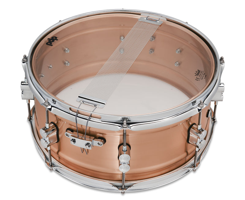 PDP PDSN6514NBCC Concept 6.5x14" Snare Drum – Brushed Copper Shell