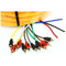 DEEJAY LED 52ft Multi-Amp Cable 10RCA Medusa Orange TBHMED52ORANGE