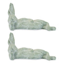 Melrose Laying Rabbit Figurine (Set of 2)