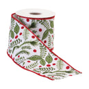 Melrose Holiday Foliage Ribbon 4" x 10 yds.
