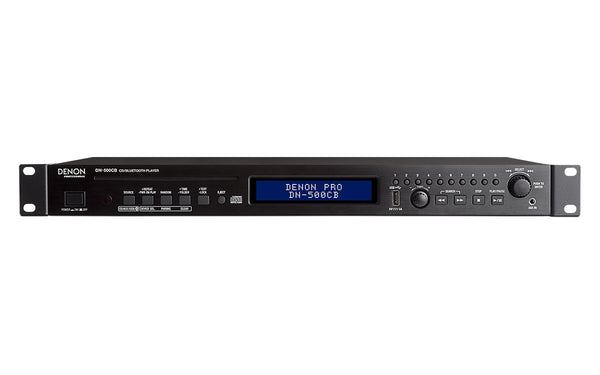 Denon Professional DN-500CB Rackmount CD/Media Player w/ Bluetooth, USB,& AUX