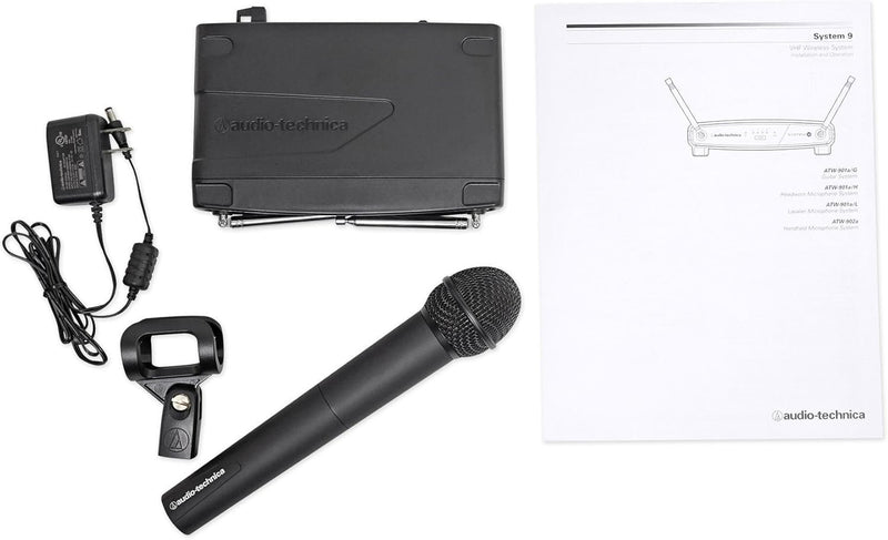 Audio‑Technica ATW‑902A System 9 VHF Wireless Handheld Mic System