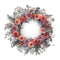 Mixed Zinnia Floral Wreath 24"D