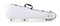 GEWA PURE 1.8 Shaped Violin Case - Polycarbonate Shell - White - New Open Box
