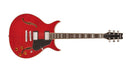 Washburn SH35TR Wing Series Semi Hollow Electric Guitar Trans Red