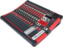 Blastking ULTRAMIX-12FX 12-Channel Analog Mixer w/ FX, Bluetooth & USB I/O