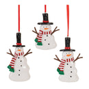 Clay Dough Snowman Ornament (Set of 12)