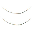 Melrose Wood Beaded String Garland (Set of 2)