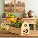 Melrose Wood Barn Caddy Tray 15"L