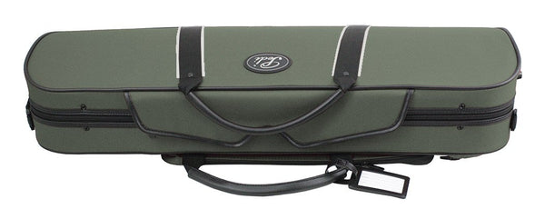 Pedi NiteFlash Violin Case 4/4 Olive Green w/ Steel-Shield & Reflective Strips