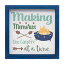 Melrose Wood Framed Camping Sentiment Sign Wall Decor, Rustic