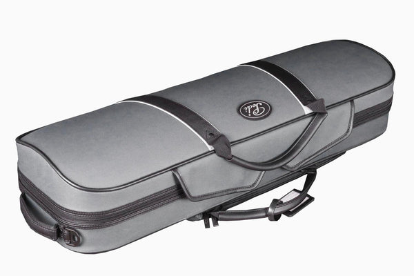 Pedi NiteFlash Violin Case 4/4 Grey with Steel-Shield & Reflective Strips