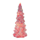 Melrose LED Tree with Rainbow Pearl Ornaments (Set of 3)