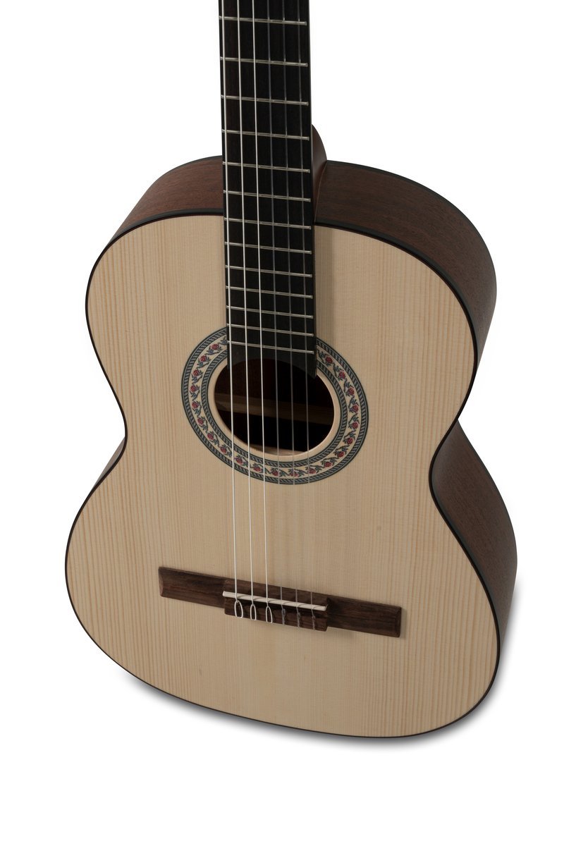 Caballero by MR 7/8 Classical Guitar – Solid Spruce Top – Natural Finish