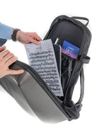 GEWA Space Bag 1/2-1/4 Size Violin Backpack with Bow Case - Titanium