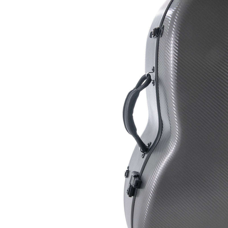 PURE by GEWA Polycarbonate 4.6 Cello Case – Grey w/ Backpack Straps