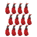 Melrose Glass Golf Bag Ornament (Set of 12)