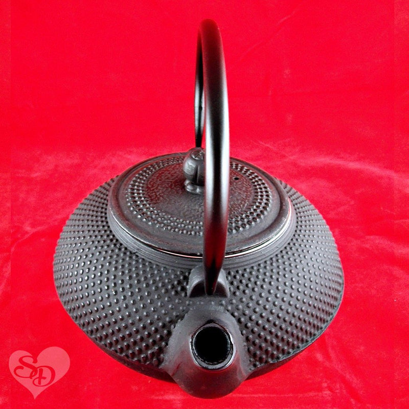 NEW Japanese Tetsubin Cast Iron Teapot 50 oz / 1.5 L Black Large Hobnail Infuser