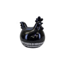 Melrose Modern Black and White Chicken Decor (Set of 2)