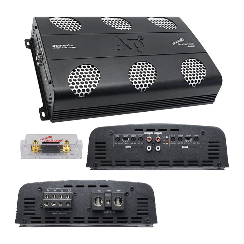 Audiopipe 4-Channel Class-D Amplifier 2000W RMS APHF-500.4D-H2