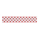 Melrose Red and White Polka Dot Wired Ribbon (Set of 2)