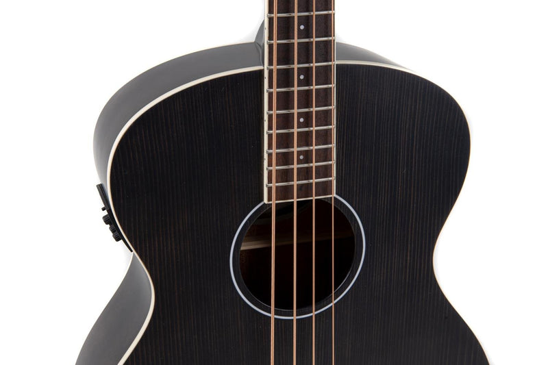 Ovation Applause AP510.114 Jumbo Acoustic-Electric Bass – Black Matte
