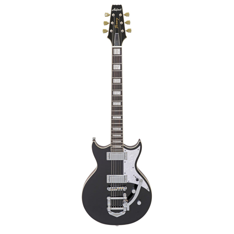 Aria Pro II Bowery Electric Guitar - Black - 212-MK2-BK