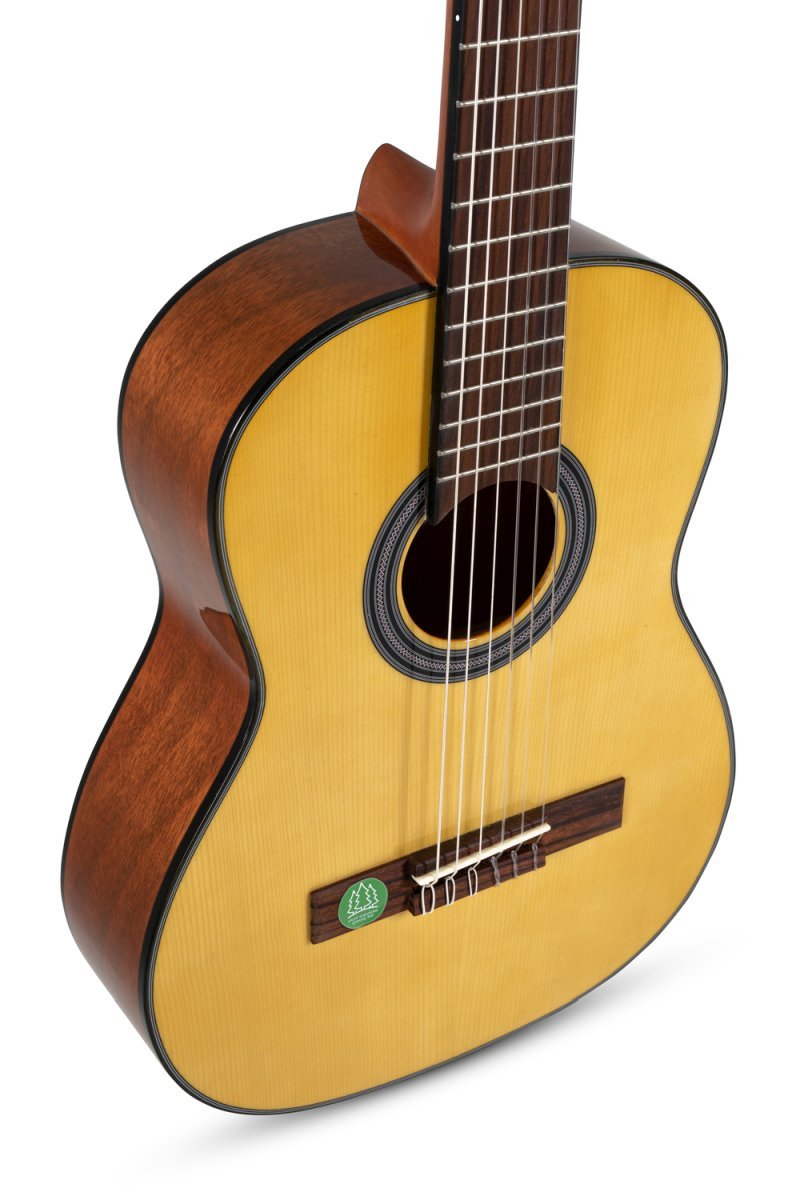 GEWA Student 1/2-Size Solid Top Classical Guitar – Natural Spruce