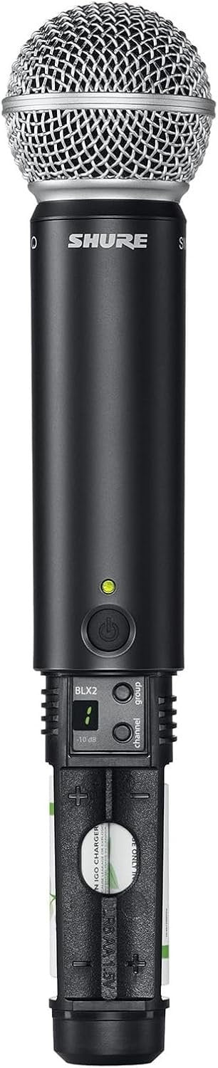Shure BLX24/SM58‑H10 Wireless Vocal System – BLX4 Receiver & SM58 Handheld
