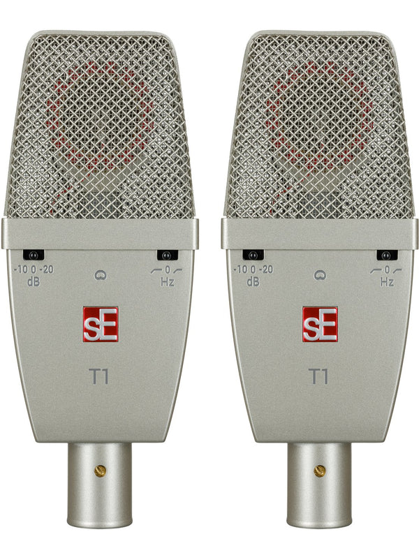 sE Electronics T1 Large Diaphragm Condenser Mic Pair SE-T1-PAIR-U