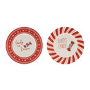 Melrose Ceramic Santa Candy Plate (Set of 4)
