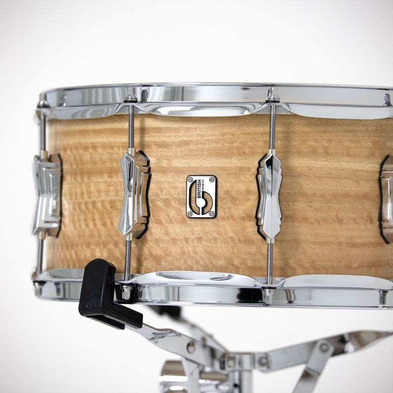 British Drum Co Maverick Maple Snare 5.5″ × 14″ – 10‑Ply Eucalyptus