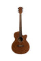 Bamboo 41″ Dreadnought Cutaway Mahogany Guitar w/ EQ & Gig Bag