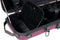 GEWA Bio-A 4/4-1/2 Violin Case Oblong - Violet - Music Pocket & Neck Pad