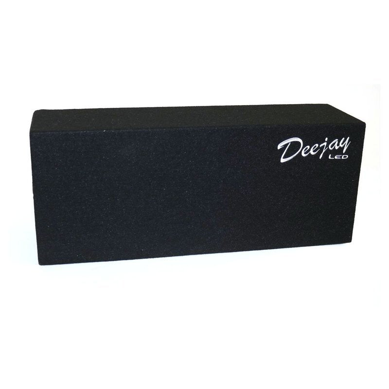 DEEJAY LED 8" Dual Woofer & Tweeter Empty Chuchera Speaker Enclosure – Blue