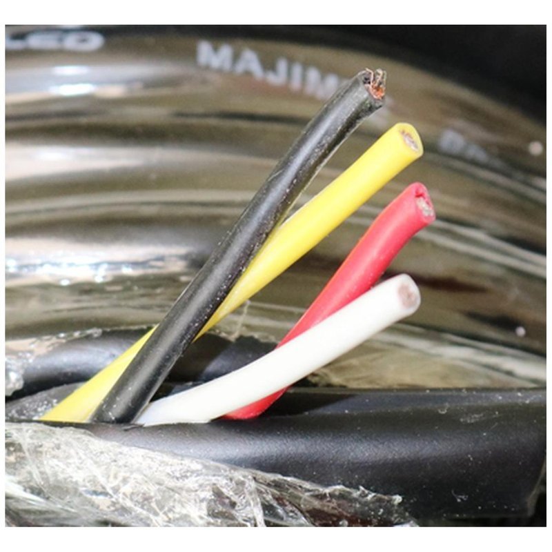 DEEJAY LED 36ft Multi-Amp Cable 10RCA Medusa Purple TBHMED36PURPLE