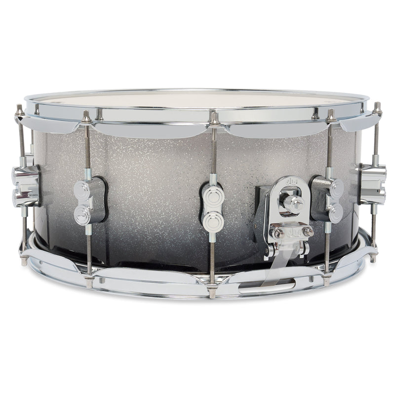 PDP Concept Maple 6.5x14 Snare - Silver to Black Fade Lacquer - PDCM6514SSSB