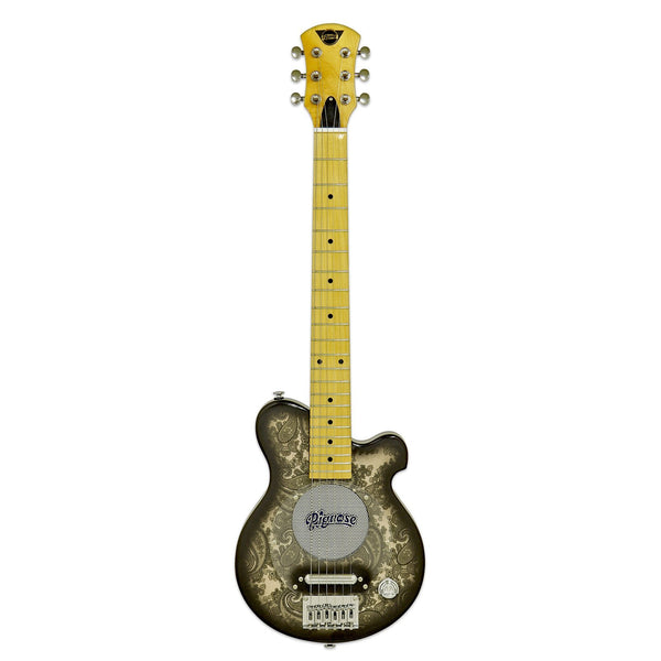 Pignose PGG-200PL Mini Electric Guitar Black Paisley w/ Gig Bag