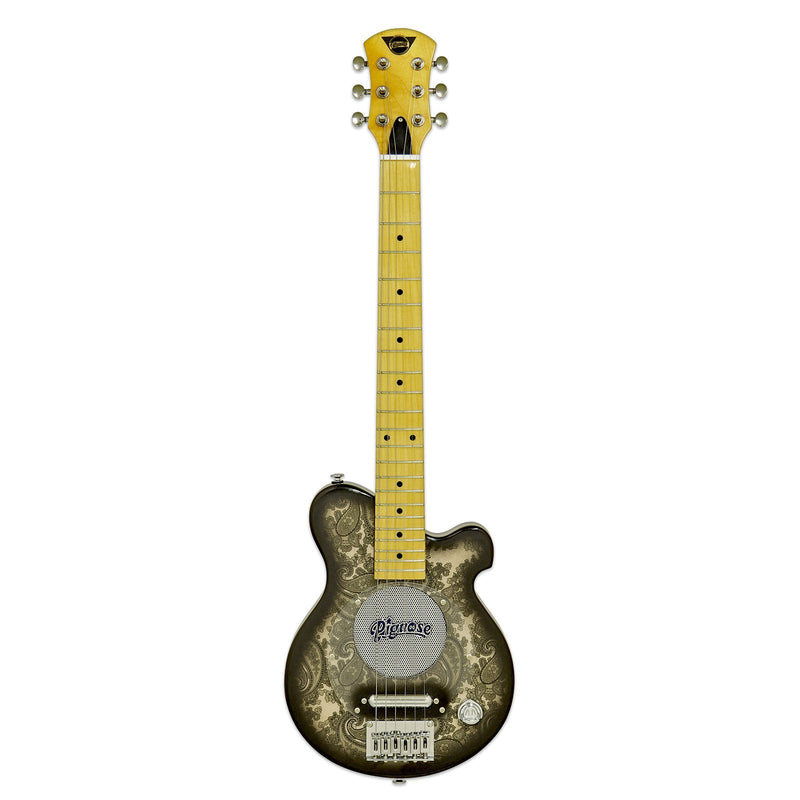 Pignose PGG-200PL Mini Electric Guitar Black Paisley w/ Gig Bag