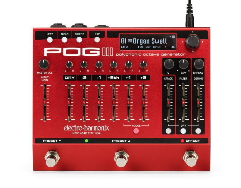 Electro-Harmonix POG3 Polyphonic Octave Generator Pedal