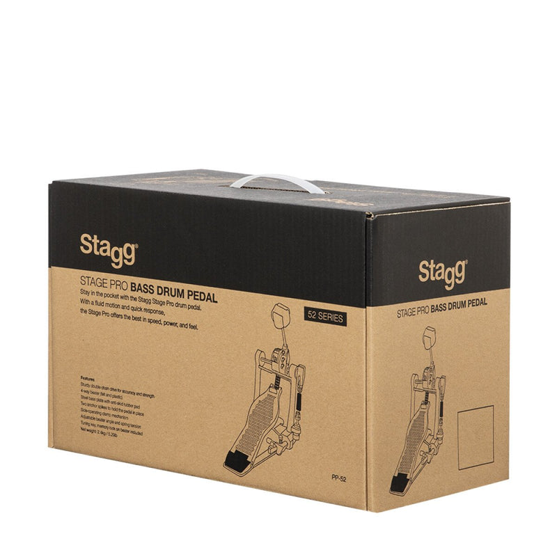 Stagg PP-52 Stage Pro Bass Drum Pedal – Double Chain Drive