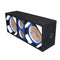 DEEJAY LED 8" Dual Woofer & Tweeter Empty Chuchera Speaker Enclosure – Blue