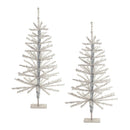 Melrose Tinsel Pine Tree (Set of 2)