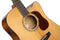 Cort GOLDDC6NAT Gold Series Dreadnought Acoustic-Electric Guitar - Natural Gloss