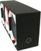 DEEJAY LED TBH8RED 8" Dual Woofer Chuchera Box w/ Horn & Tweeters – Red